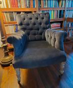 Klassieke fauteuil Engelse stijl Eichholtz, Huis en Inrichting, Fauteuils, Ophalen, Hout, Gebruikt, Klassiek