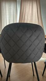 Goossens eetkamerstoelen 8x, Ophalen, Overige materialen, Zo goed als nieuw, Grijs