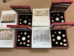 Nederland complete serie Muntmeester set door KNM, Setje, Zilver, Euro's, Ophalen of Verzenden