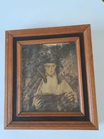 De lezende dame, Antiek en Kunst, Kunst | Schilderijen | Klassiek, Ophalen of Verzenden