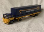 SCANIA 141 vrachtwagen met huiftrailer van ASG transport, Hobby en Vrije tijd, Modelauto's | 1:50, Ophalen of Verzenden, Zo goed als nieuw