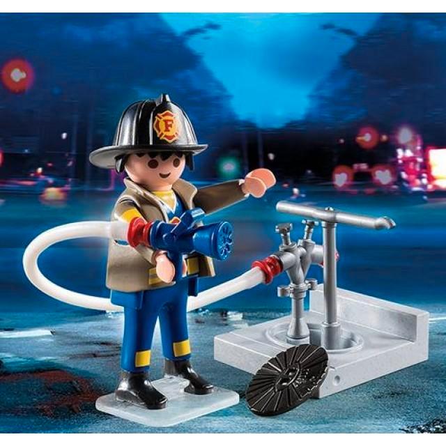 Playmobil Brandweerman met brandkraan - 4795, Kinderen en Baby's, Speelgoed | Playmobil, Nieuw, Los playmobil, Ophalen of Verzenden