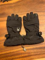 Zwarte Spyder Skihandschoenen maat L (128/134), Overige typen, Spyder, Jongen of Meisje, Ophalen of Verzenden