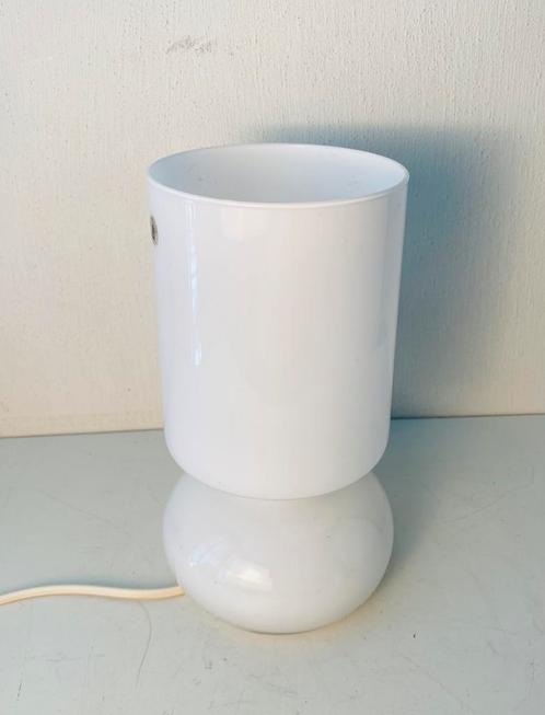 Glazen jaren 90 Ikea lamp Lykta, Huis en Inrichting, Lampen | Tafellampen, Gebruikt, Minder dan 50 cm, Glas, Ophalen of Verzenden