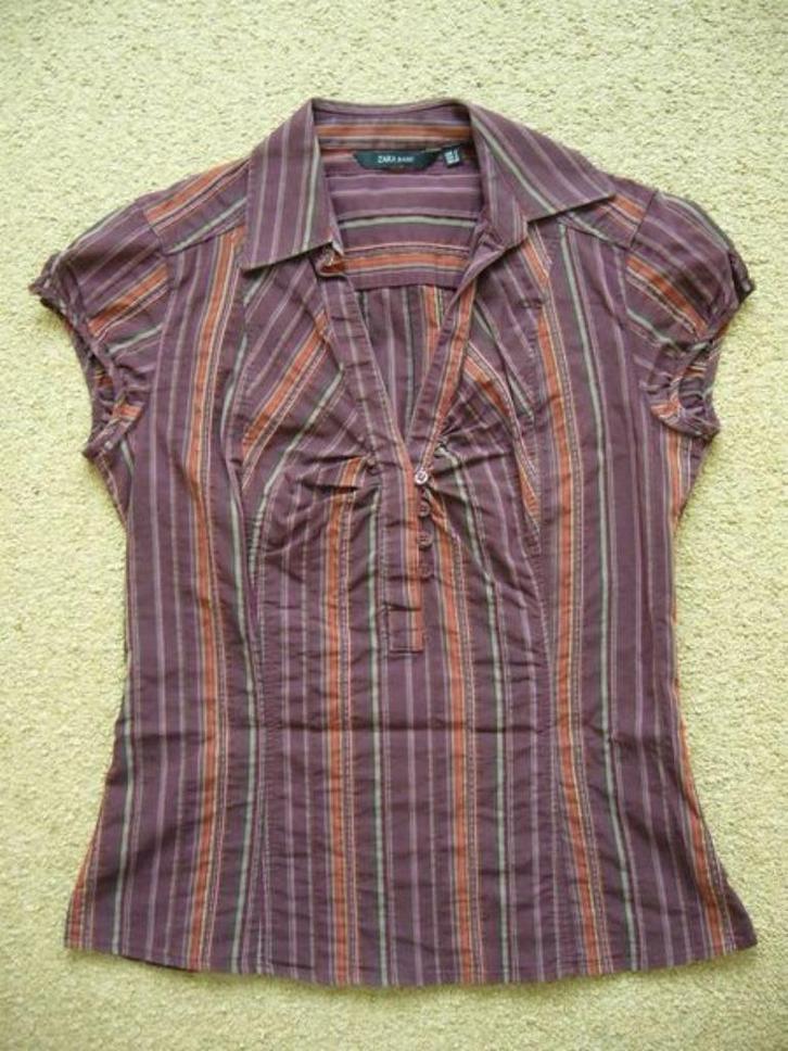 Zara blouse / top maat S 1 x gedragen, Kleding | Dames, Blouses en Tunieken, Zo goed als nieuw, Maat 36 (S), Overige kleuren, Ophalen of Verzenden