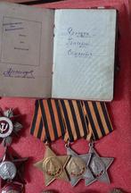 USSR volledige set Order of the Glory met boekje lees tekst, Ophalen of Verzenden, Duitsland, Boek of Tijdschrift
