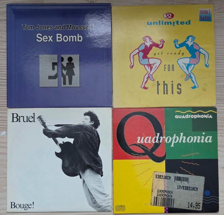 Vinyl Collectie - Tom Jones, Unlimited, Bruel, Quadrophonia, Cd's en Dvd's, Vinyl Singles, Gebruikt, Single, Pop, 7 inch, Ophalen of Verzenden