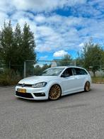 VW Golf 7 Variant R-Line - 1.4TSI - 162pk - DSG - airride, 4 cilinders, Leder en Stof, Wit, Origineel Nederlands