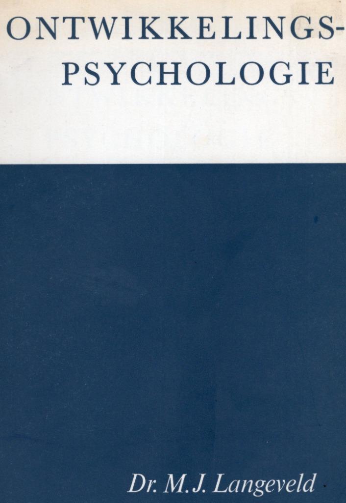 Ontwikkelingspsychologie - Dr. M.J. Langeveld BOEK, Boeken, Psychologie, Gelezen, Ontwikkelingspsychologie, Ophalen of Verzenden