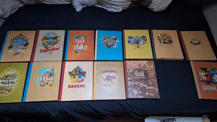 Douwe Egberts platenboeken diverse landen, Boeken, Geschiedenis | Wereld, Gelezen, Europa, Ophalen of Verzenden