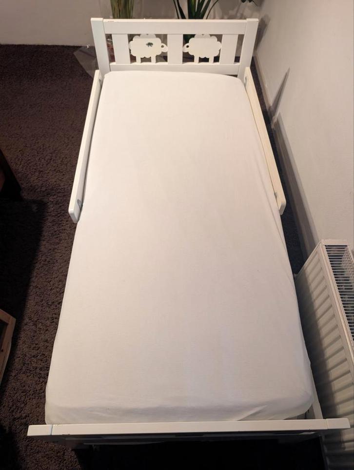 Kinderbed, Kinderen en Baby's, Kinderkamer | Bedden, 140 tot 160 cm, 70 tot 85 cm, Matras, Ophalen