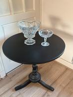 2 glazen bokalen of sxhalen  , 1 groot en 1 klein, Ophalen of Verzenden