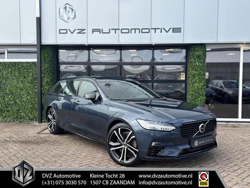 Volvo V90 2.0 T8 PHEV AWD Long Range Ultimate Dark | Pano |, Auto's, Volvo, Bedrijf, Te koop, V90, 360° camera, 4x4, ABS, Achteruitrijcamera
