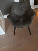 Set van 6 eetkamerstoelen, Huis en Inrichting, Stoelen, Ophalen, Gebruikt, Hout, Grijs