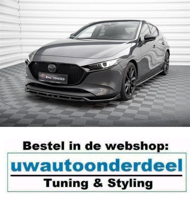 Maxton Design Spoiler Splitter Lip Mazda 3 MK4, Auto diversen, Tuning en Styling, Ophalen of Verzenden