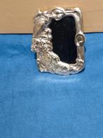 Verzilverd zakspiegeltje met pauw, Ophalen of Verzenden, Zo goed als nieuw, 17 tot 18, Dame