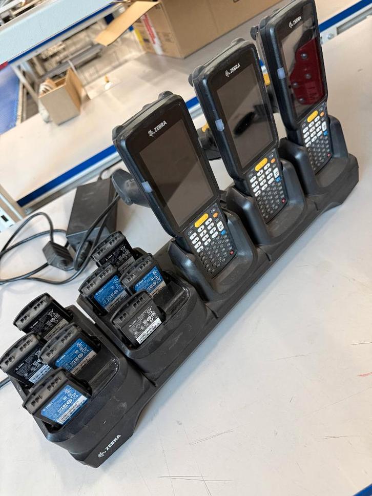 Zebra MC330L-GJ4EG4RW– complete set 3 st.– zeer goede staat, Computers en Software, Scanners, Zo goed als nieuw, Overige typen