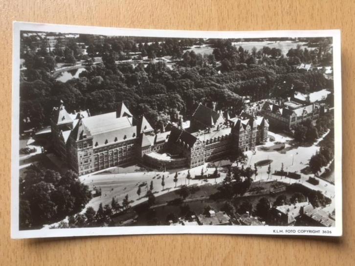 Amsterdam - 1948 - Luchtfoto Indisch Museum, Verzamelen, Ansichtkaarten | Nederland, Gelopen, Noord-Holland, 1940 tot 1960, Verzenden