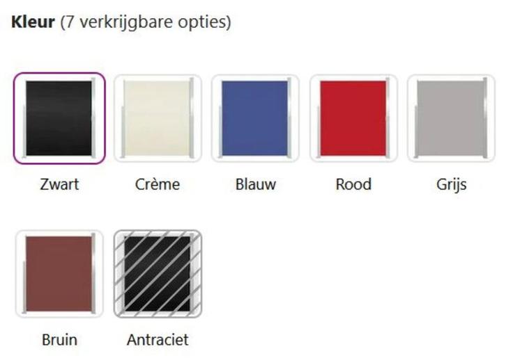 Uittrekbaar zonnescherm windscherm 160x500 GRATIS VERZONDEN!, Tuin en Terras, Schuttingen, Nieuw, Aluminium, 1 tot 2 meter, 3 tot 6 meter