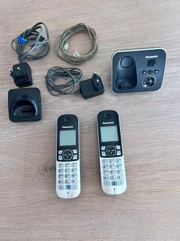 Panasonic Digitale Draadloze DECT Telefoon KX-TG6821NL DUO  beschikbaar voor biedingen