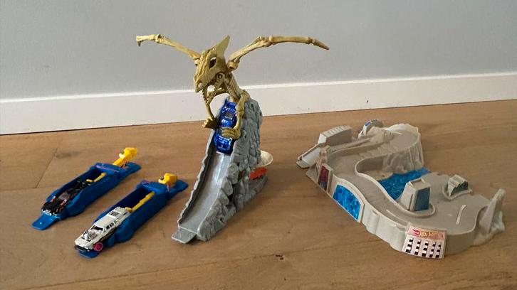 Hot Wheels race- en lanceerbanen, Kinderen en Baby's, Speelgoed | Racebanen, Gebruikt, Handmatig, Hot Wheels, Ophalen