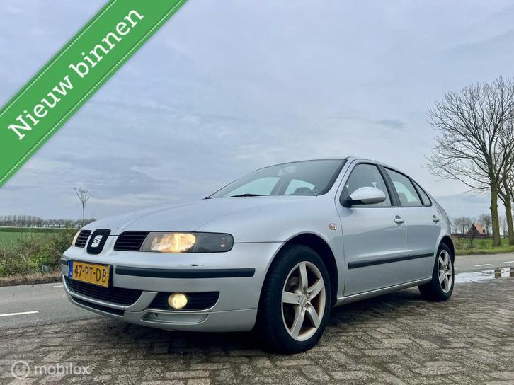 Seat Leon 1.6-16V Sport, BJ 2004, Airco, APK Dec 2026, Auto's, Seat, Bedrijf, Te koop, Leon, ABS, Airbags, Airconditioning, Alarm
