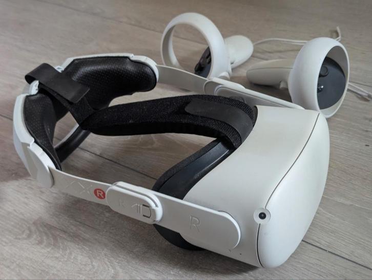 Oculus Quest 2 - Goede staat, comfortabele hoofdband, Spelcomputers en Games, Virtual Reality, Zo goed als nieuw, Overige platformen