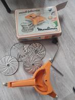 Vintage moulinex mouli-julienne oranje, Ophalen of Verzenden, Zo goed als nieuw