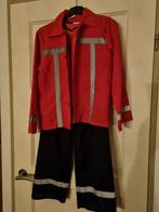 Brandweer pak maat 140 + accessoires, Kinderen en Baby's, Ophalen, Gebruikt, 134 t/m 140, Jongen of Meisje