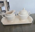 Wedgwood Edme roomstel met onder bord, Ophalen of Verzenden