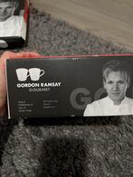 Gordon Ramsay Gourmet Koffiemokken - Set van 2, Huis en Inrichting, Keuken | Servies, Keramiek, Nieuw, Ophalen of Verzenden, Effen
