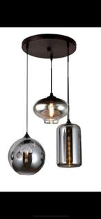 Smoke glas  hanglamp, Huis en Inrichting, Lampen | Hanglampen, Nieuw, Glas, Ophalen of Verzenden