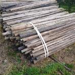 Te koop ongepunte houten palen van 2,50 meter., Ophalen, Gebruikt, 180 tot 250 cm, Palen