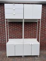 IKEA PLATSA Kledingkast wit, Huis en Inrichting, Ophalen, 200 cm of meer, 150 tot 200 cm, Zo goed als nieuw