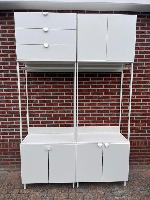 IKEA PLATSA Kledingkast wit, Huis en Inrichting, Kasten | Kledingkasten, Zo goed als nieuw, 200 cm of meer, 150 tot 200 cm, 25 tot 50 cm