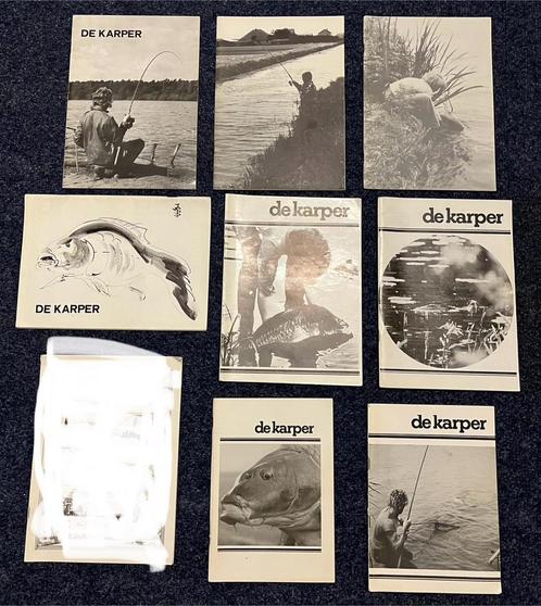 Karperstudiegroep KSN De Karper 1976 77 78 79 = Nr. 5 t/m 13, Watersport en Boten, Hengelsport | Karpervissen, Gebruikt, Overige typen