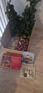 Kerstdecoratie - Boompjes, balleltjes, kerststal, Ophalen of Verzenden, Gebruikt