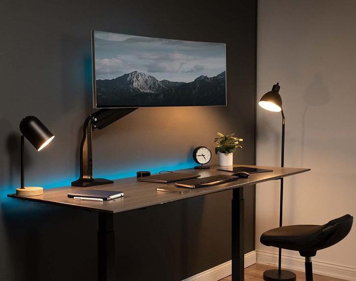 Monitorarm North Bayou F-35 voor beeldscherm, Computers en Software, Monitoren, Zo goed als nieuw, 60 Hz of minder, In hoogte verstelbaar