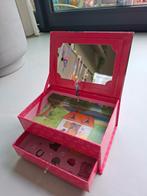 Selfie Love Sieradendoosje met Muziek en Poppetje, Ophalen of Verzenden, Zo goed als nieuw, Roze, Met spiegeltje(s)