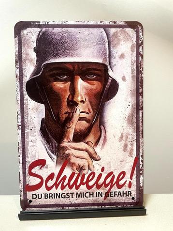 Schweige metalen wandbord (Old Look) beschikbaar voor biedingen