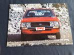 Hyundai Pony 1981 NL - folder Nederlands, Ophalen of Verzenden, Zo goed als nieuw, Overige merken, Hyundai