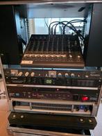 Sound system, Mackie mixer, QSC PLX 1804 amp, Ophalen of Verzenden, Zo goed als nieuw, 1000 watt of meer