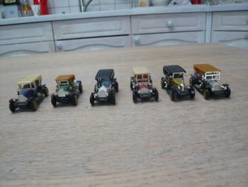 6 Miniatuur Autootjes. beschikbaar voor biedingen