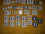 huisnummer 83 huisnummerbord oud emaille, Ophalen of Verzenden
