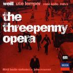 WEILL Threepenny opera CD LEMPER MAUCERI DECC ALT NIEUWSTAAT, Ophalen of Verzenden, Modernisme tot heden, Zo goed als nieuw, Opera of Operette