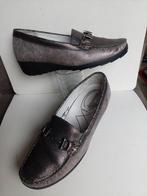 Instappers Waldlaufer 38 H grijs leder +voetbed 1xGedragen, Waldläufer, Instappers, Nieuw, Ophalen of Verzenden