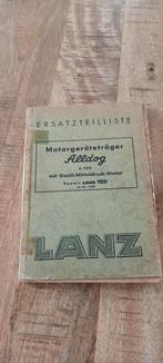 Origineel instructieboek lanz alldog 1 cil duits talig, Auto diversen, Ophalen of Verzenden