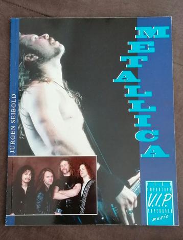 Metallica biografie, Duitstalig, 1993, in goede staat beschikbaar voor biedingen
