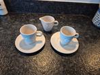 Douwe Egberts / Mosa setje kop en schotel en melkkannetje, Antiek en Kunst, Antiek | Servies compleet, Ophalen of Verzenden