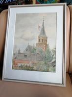 Mooie aquarel (?) Wolvega 20 oktober 1947, P. Heeringa, Ophalen of Verzenden